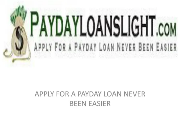 PayDay loans lights