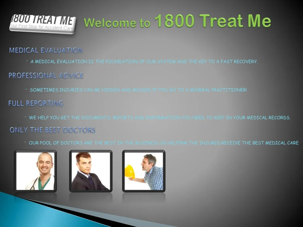 welcome to 1800 treat me