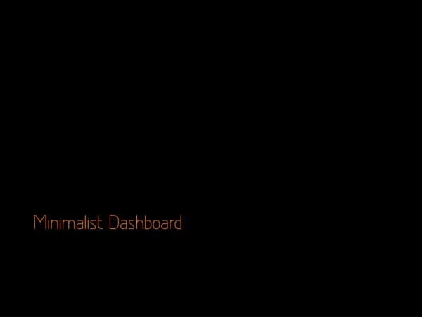 Minimalist Dashboard (by Adri