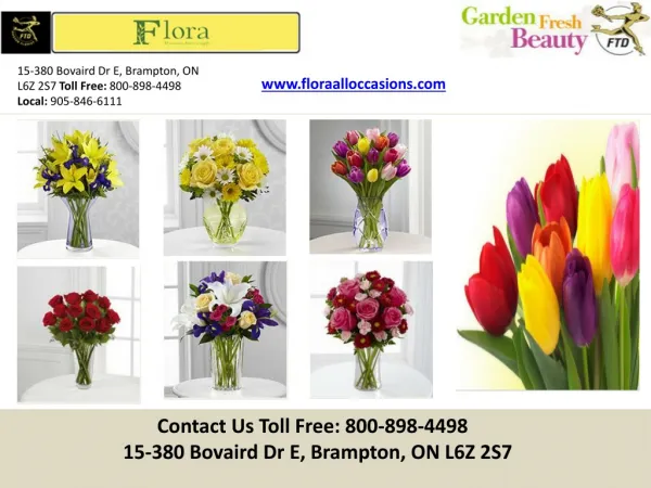 Buy Online Wedding Flowers - Brampton | Greater Toronto Area
