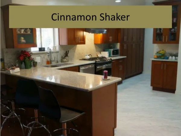 Cinnamon Shaker for a fabulous kitchen