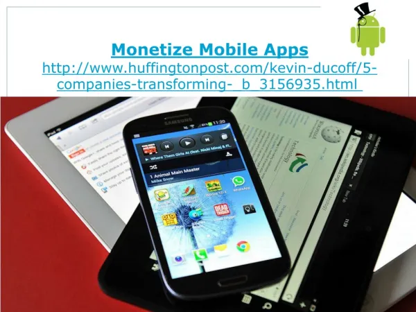 Monetize Mobile Apps
