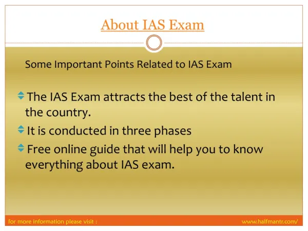 View About IAS exam