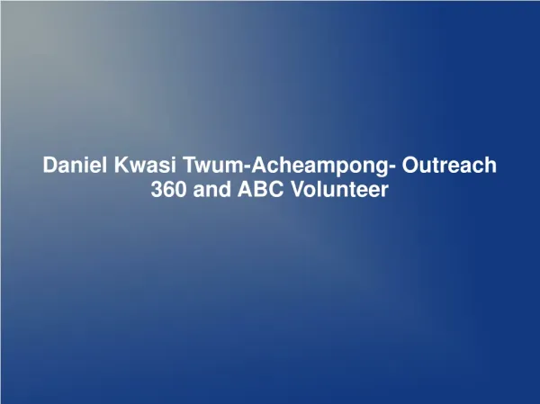 Daniel Kwasi Twum-Acheampong
