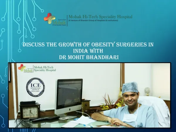 discuss the growth of obesity surgeries in india