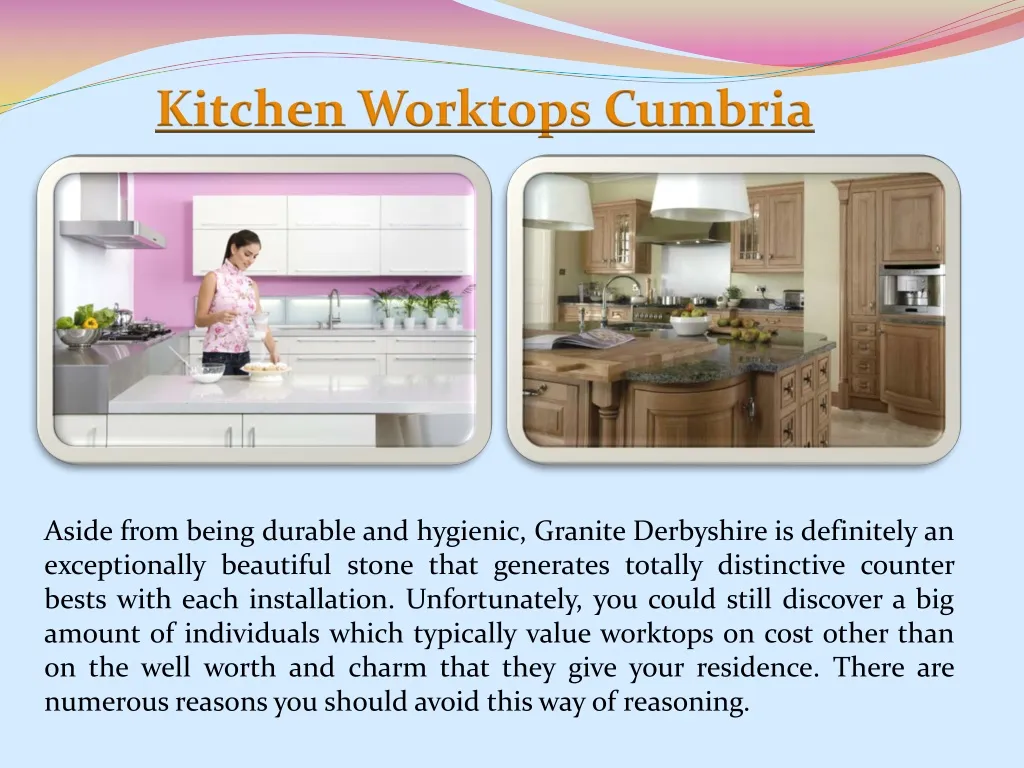 kitchen worktops cumbria