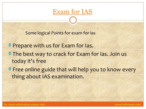 step of exam for ias