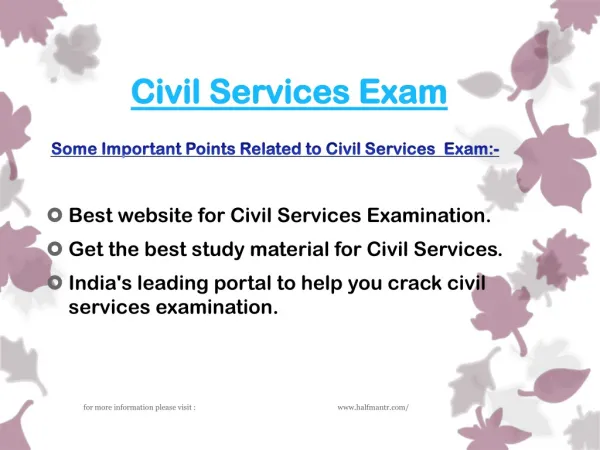 How to crack civil services exam