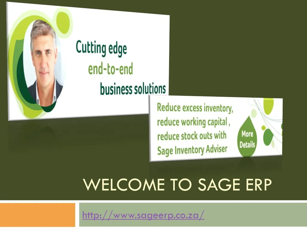 welcome to sage erp