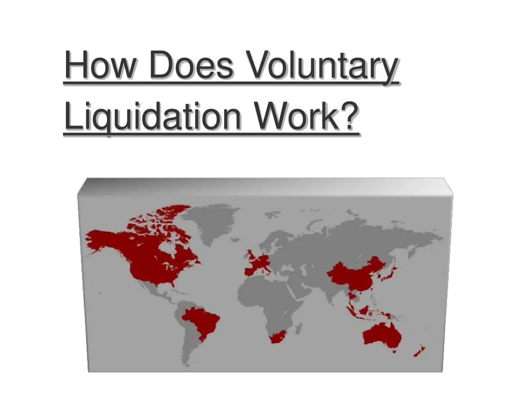how does voluntary liquidation work