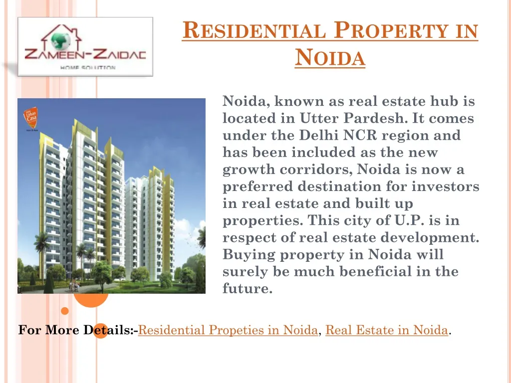 residential property in noida