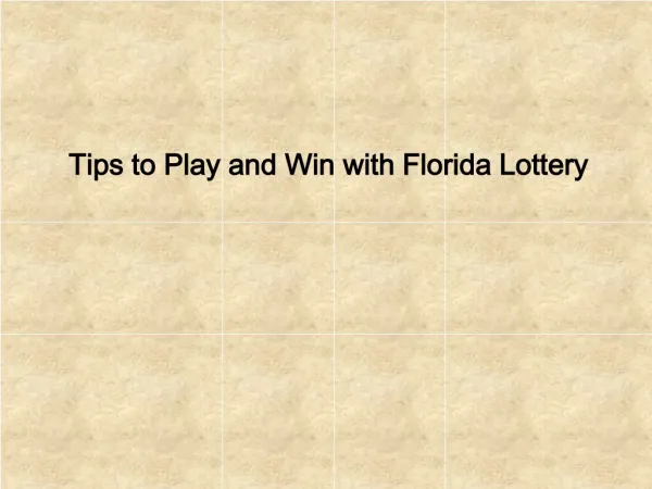 florida lottery