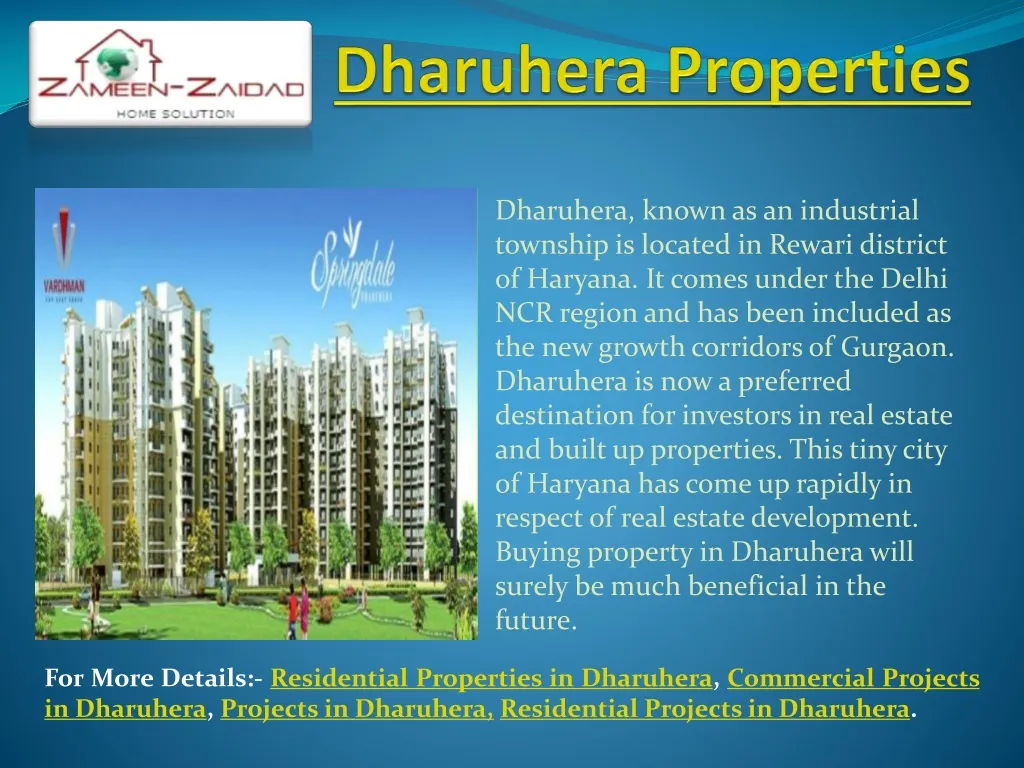 dharuhera properties