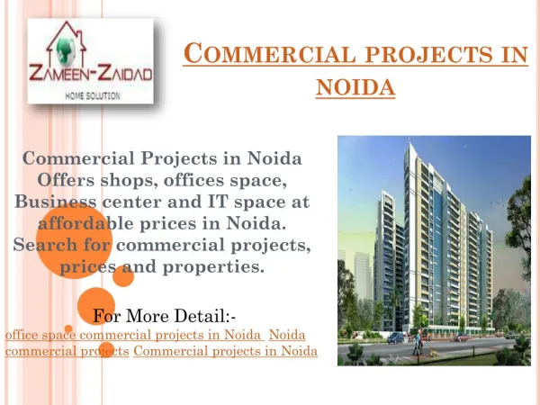 Commercial projects in noida