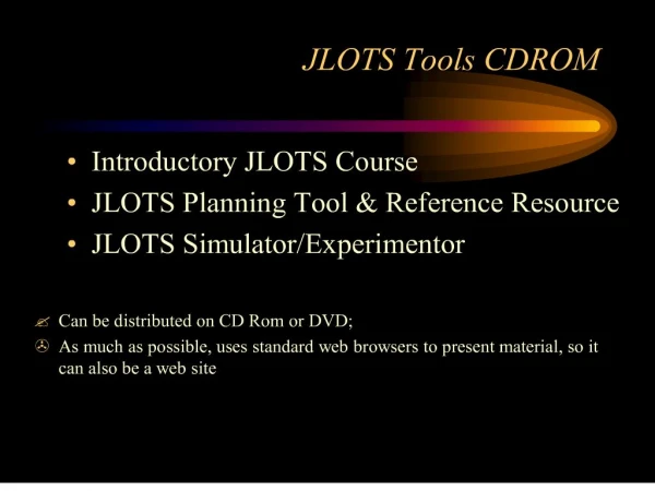 jlots tools cdrom