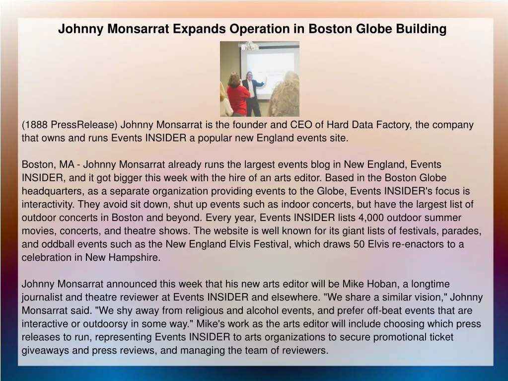 johnny monsarrat expands operation in boston