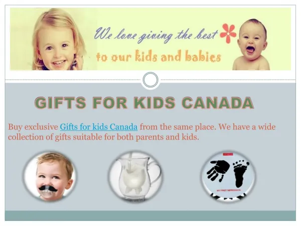 Gifts For Kids Canada