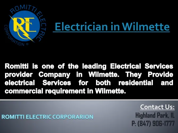 Electrician in Wilmette
