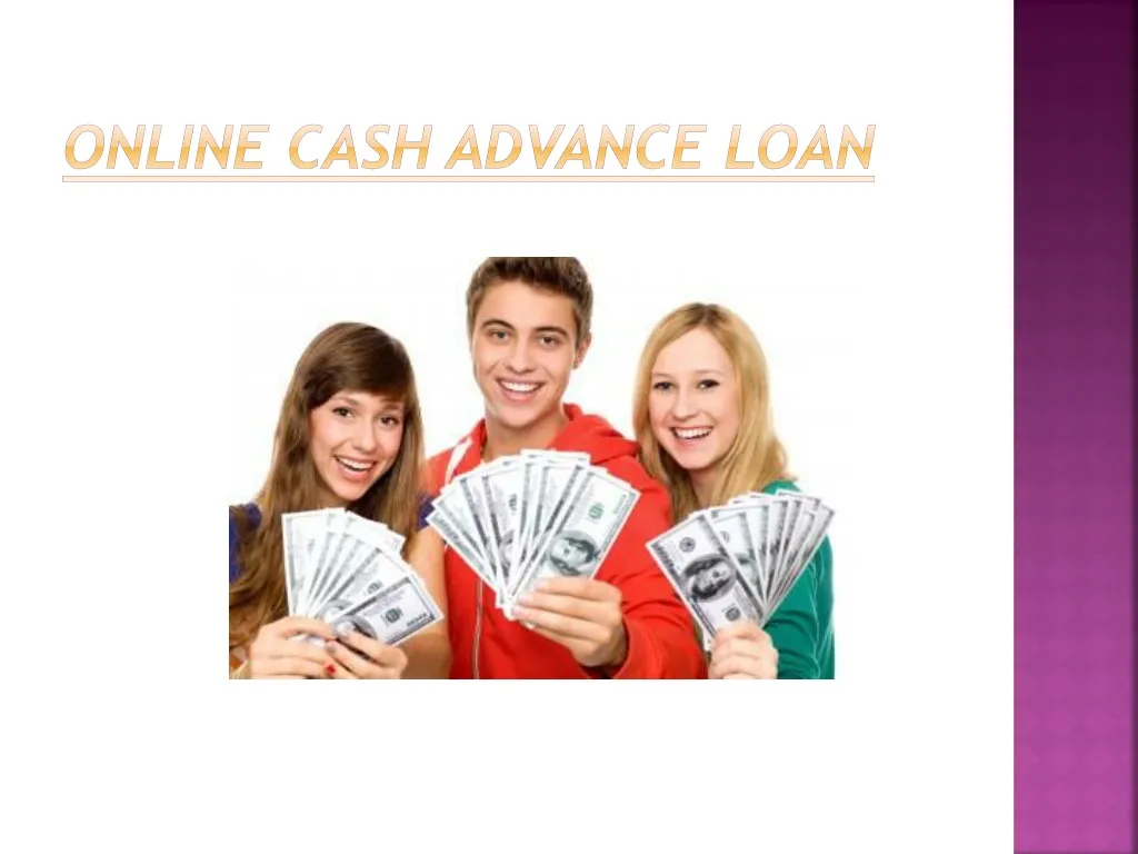 online cash advance loan