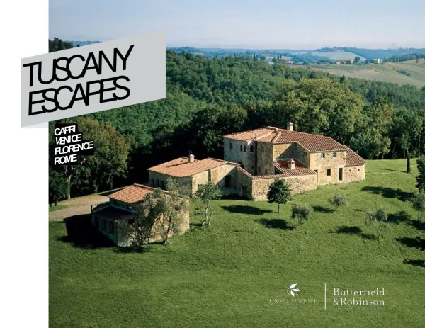 Exclusive Resorts - Tuscany Escapes