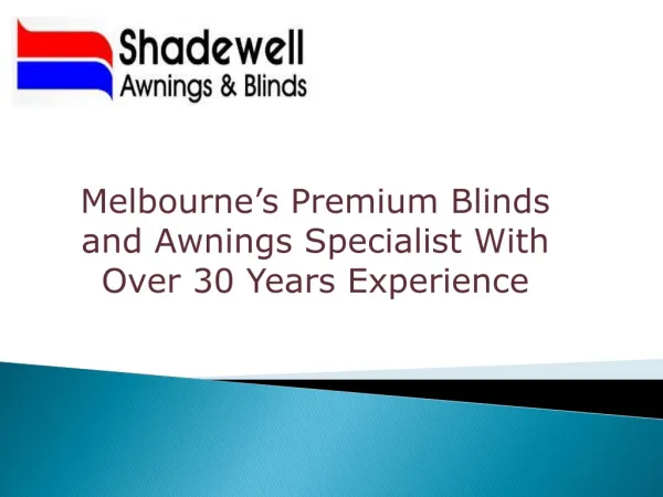 Best Folding Arm Awnings in Melbourne