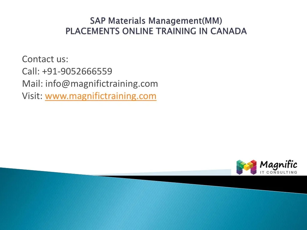 sap materials management mm placements online training in canada
