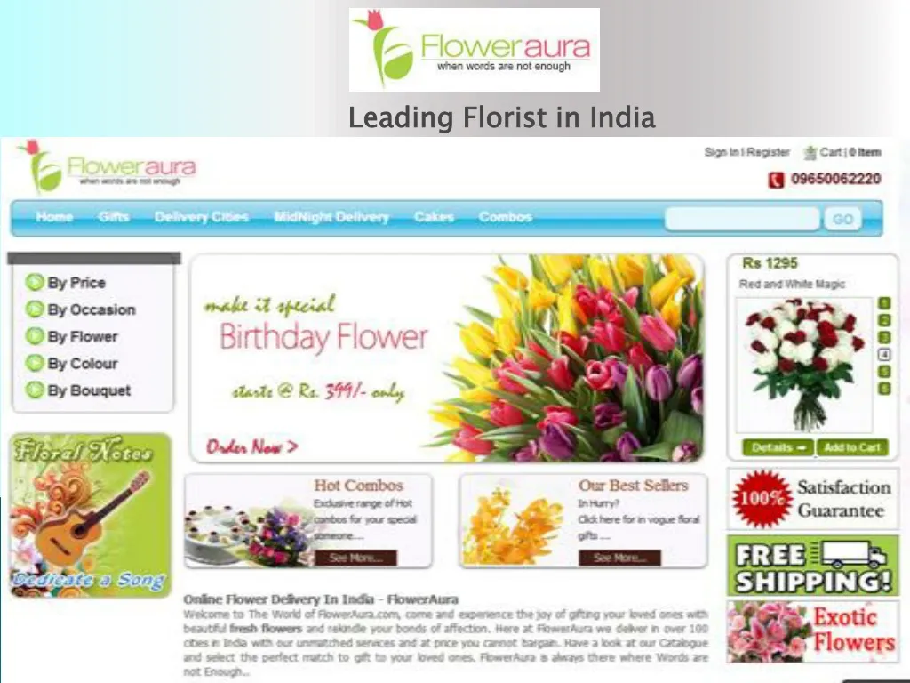 leading florist in india