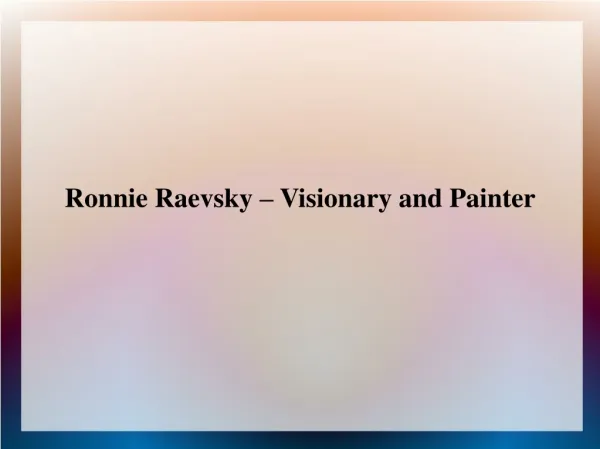 Ronnie Raevsky