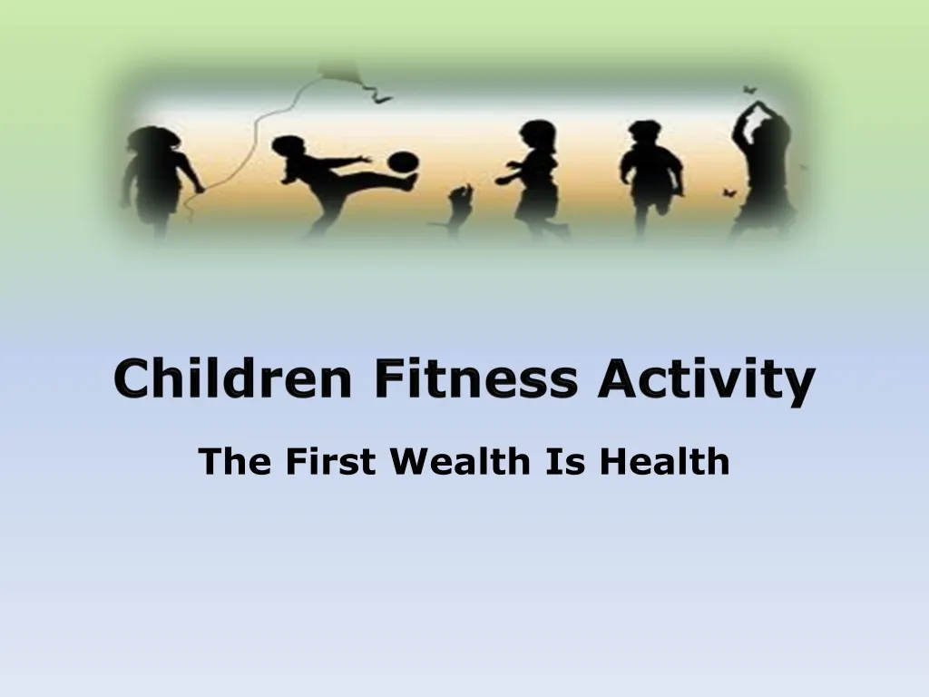 children fitness activity