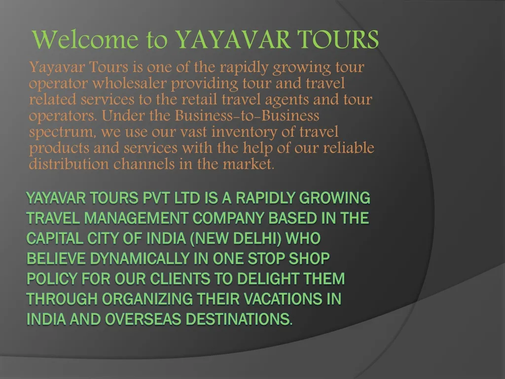 welcome to yayavar tours yayavar tours