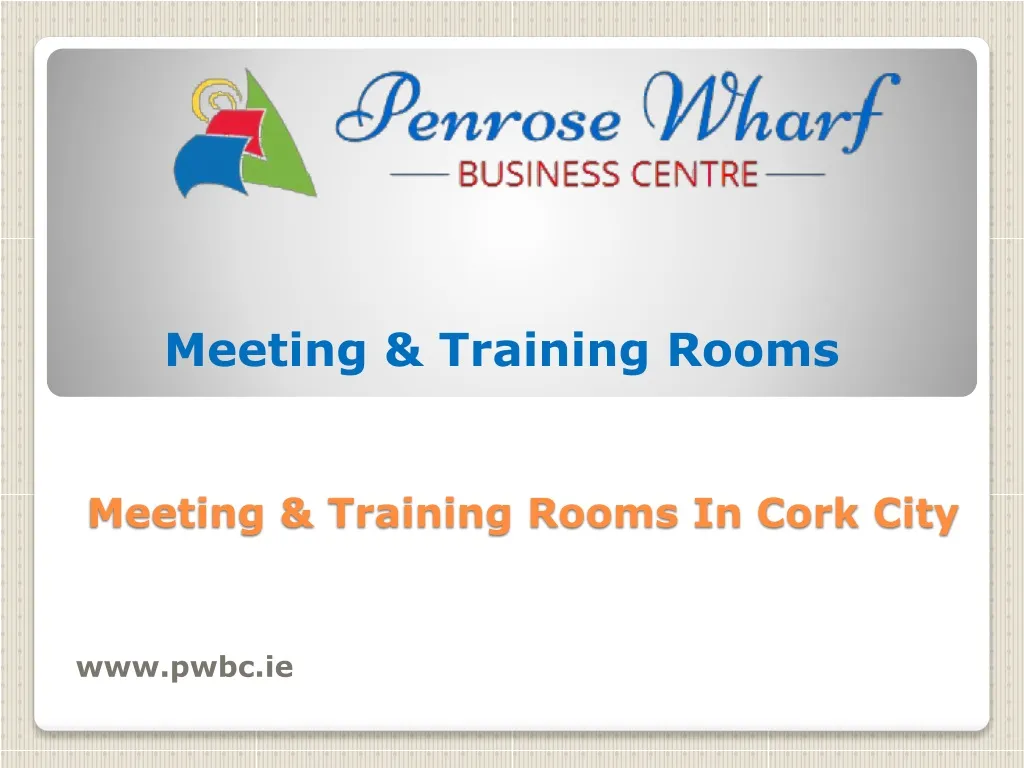 meeting training rooms in cork city