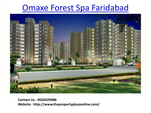 Omaxe Forest Spa Faridabad