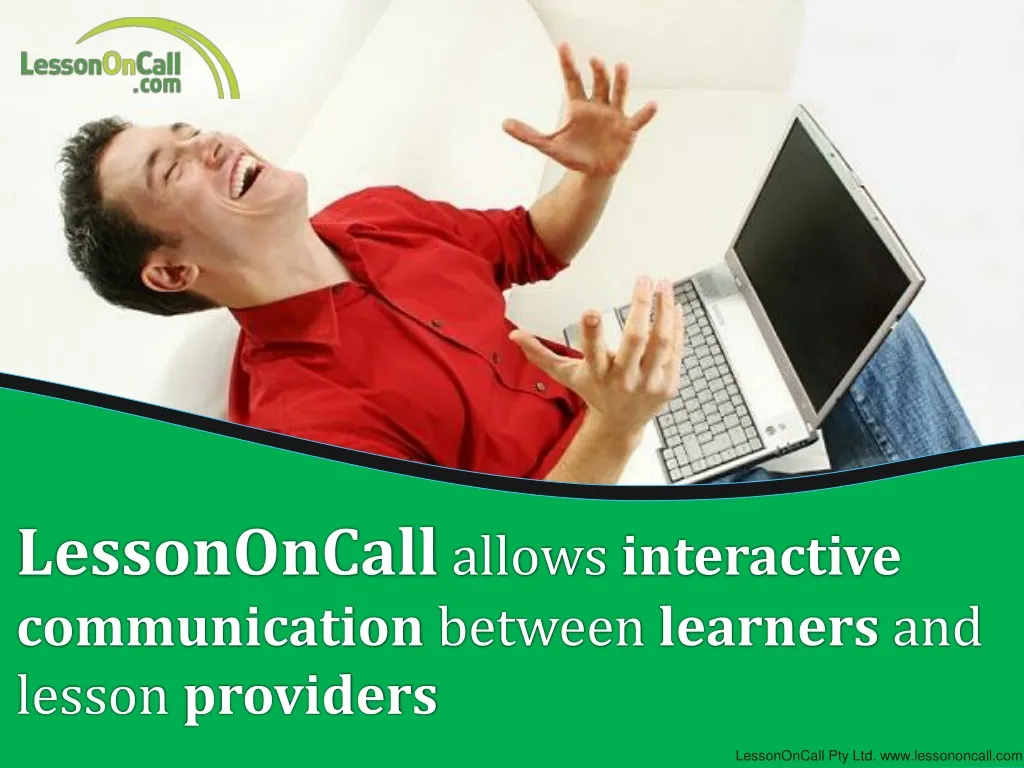 lessononcall allows interactive communication