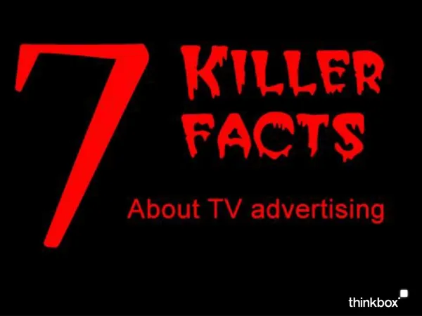 7 Killer Facts About Advertising