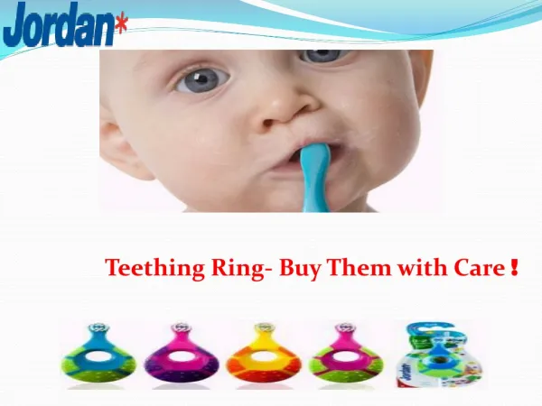 Teething Ring- Buy Them with Care