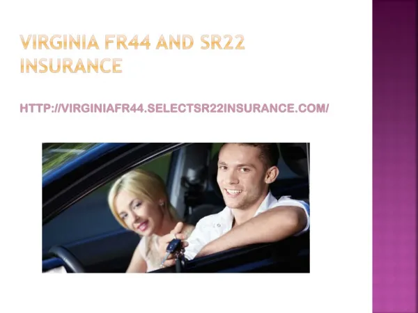 the virginia fr44 insurance