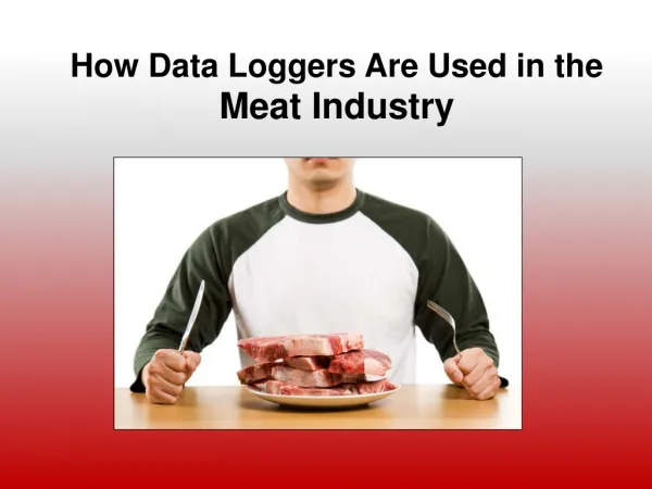 How Data Loggers Are Used in the Meat Industry