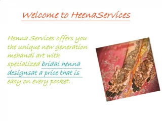 Bridal Henna Designs - slide 1