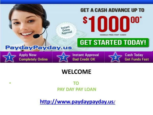 Payday Advances for Your Need