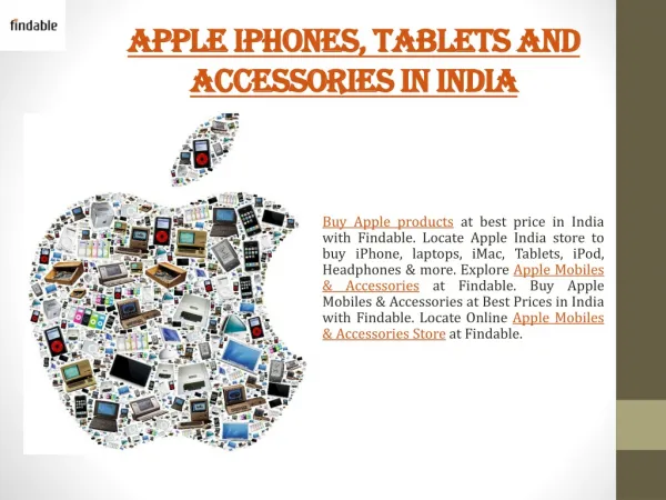 Apple IPhones, mobile phones and accessories