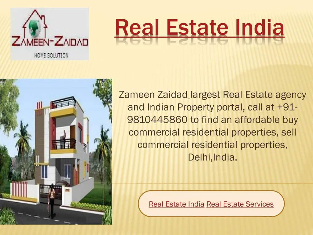real estate india