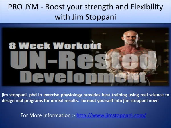 PRO JYM - Boost your strength and Flexibility