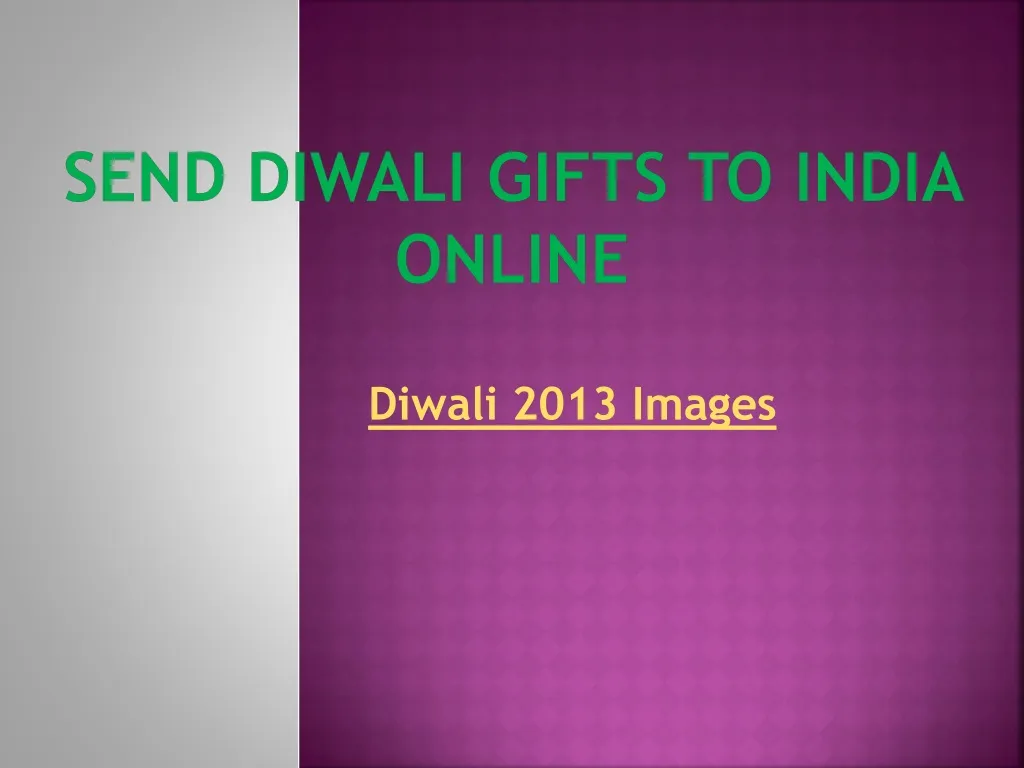 send diwali gifts to india online