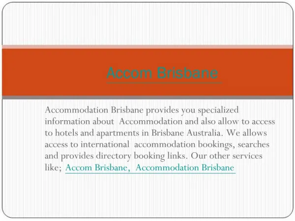 Great Hotel and Apartment Deal in Australia