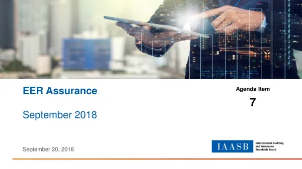 EER Assurance September 2018