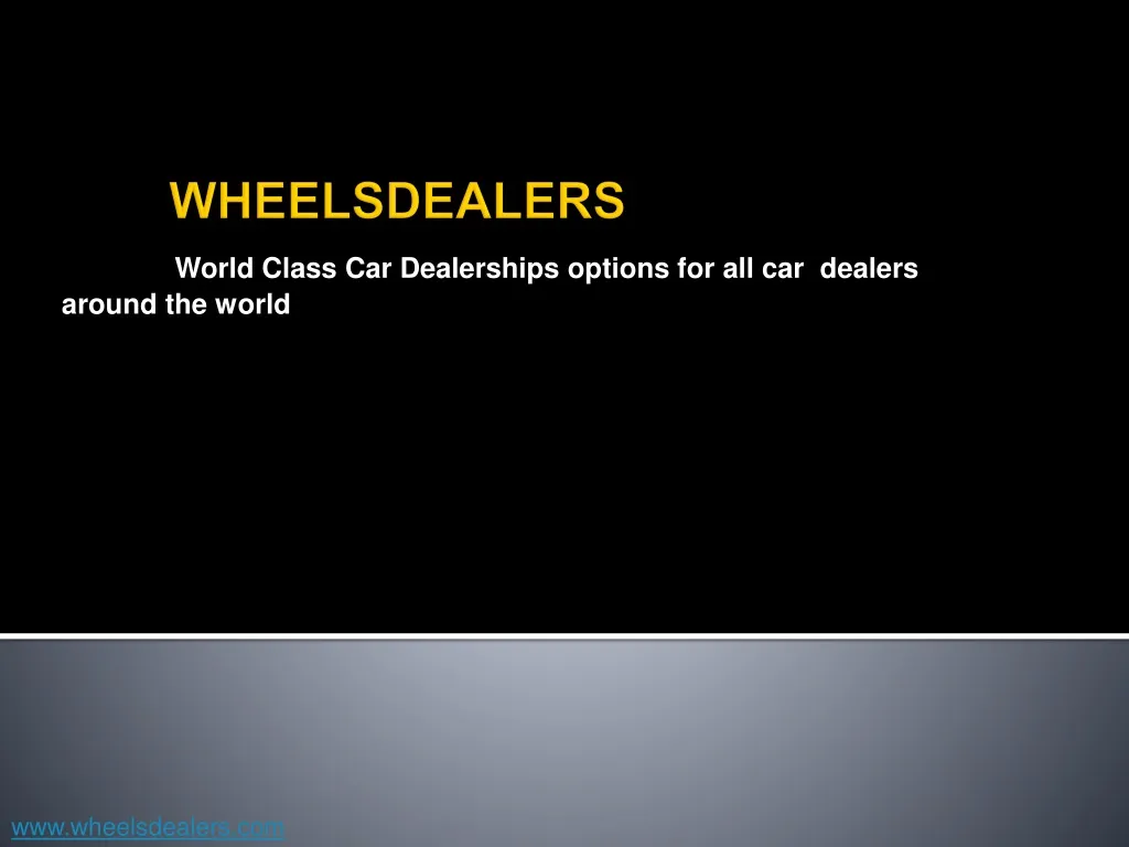 world class car dealerships options for all car dealers around the world