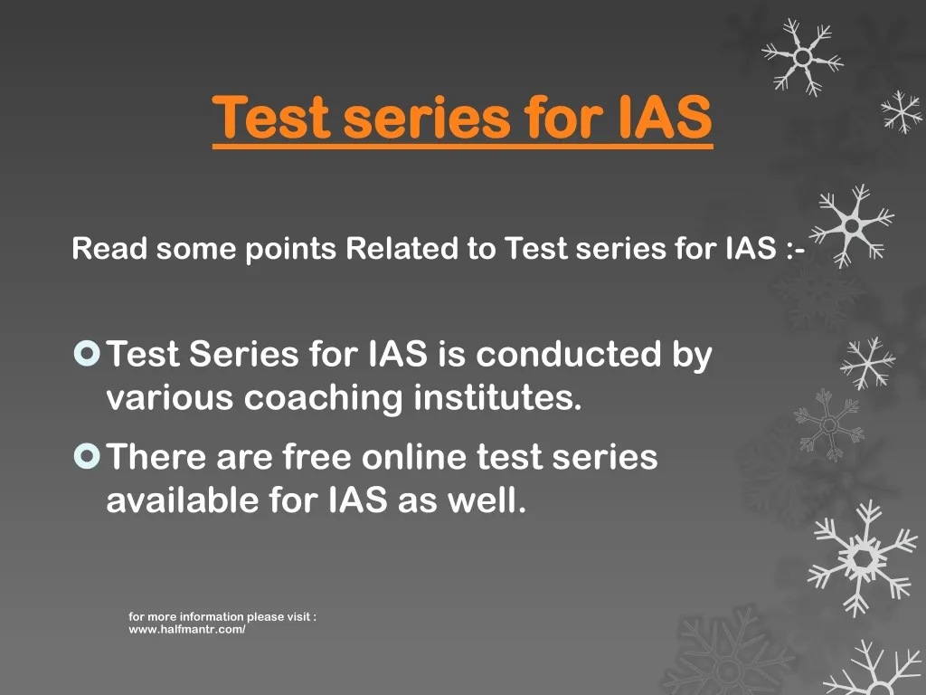test series for ias