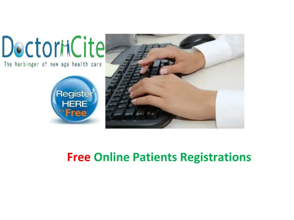 free online patients registrations