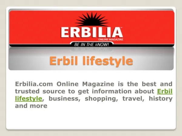 Erbil Lifestyle