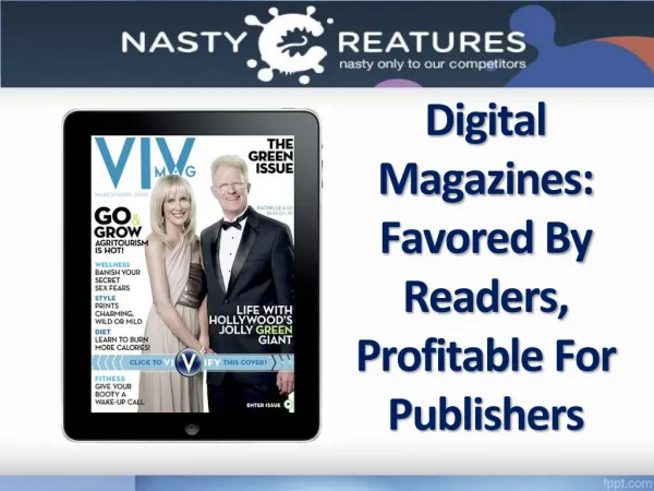 Digital Magazines:Favored By Reader,Profitable For Publisher